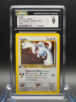 CGC 9 MINT ✨ - Lugia 9/111 Neo Genesis 1st Edition Holo - 2000 Pokemon - Image 1