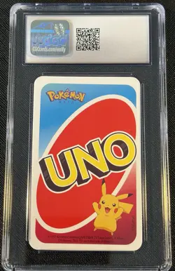 2019 Pokemon Playing Cards Pocket Uno 7 Zacian Green CGC 9 - Image 2