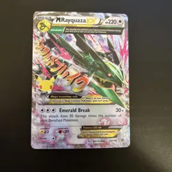 M Rayquaza EX 76/108 Celebrations: Classic Collection Pokemon Card LP - Image 1