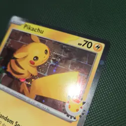 DOUBLE WHOLE SWIRL 🌀💫 NM Pikachu 051/162 30th Anniversary Stamped Pokemon Card - Image 2