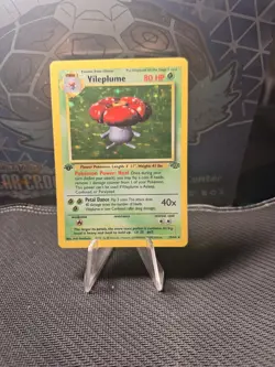 Pokemon TCG Vileplume Jungle 31/64, Regular 1st Edition Rare Card - Image 1