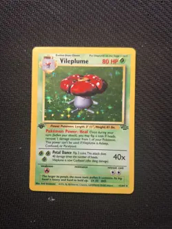 Pokemon TCG Vileplume Jungle 31/64, Regular 1st Edition Rare Card - Image 2