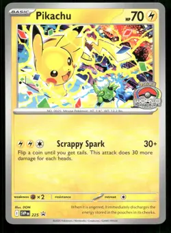 Pikachu - (World Championship 2025) Promo SV: Scarlet & Violet Promo Cards 225 - Image 1