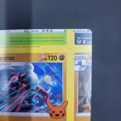 Pokemon TCG NFC Error Miscut Card Lycanroc 095/185 Rare Normal Trick Or Trade... - Image 5