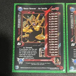 Score Dragon Ball GT CCG 2004 Nouva Shenron Personality Holo Card Lot (2 Cards) - Image 2