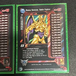 Score Dragon Ball GT CCG 2004 Nouva Shenron Personality Holo Card Lot (2 Cards) - Image 3