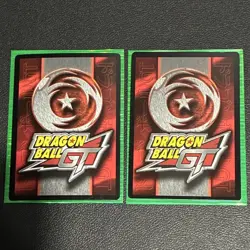 Score Dragon Ball GT CCG 2004 Nouva Shenron Personality Holo Card Lot (2 Cards) - Image 4