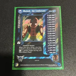 Dragon Ball GT Majuub LV3 Holo Personality Card 125 Score 2004 English - Image 1