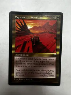 Squandered Resources *Visions* MTG Magic the Gathering - Image 1