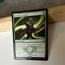 MTG - Hardened Scales Enchantment Khans of Tarkir Regular Green Rare English - Image 1