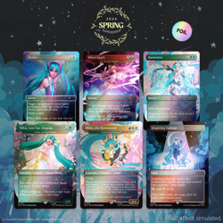Magic the Gathering Secret Lair x Hatsune Miku: Sakura Superstar EN Foil - Image 1