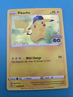 Pikachu 028/078 Pokemon GO Holo NM - Image 1