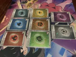 Play Pokemon Prize Pack Series 6 Cosmo Holo Basic Energy Set NM - Image 3