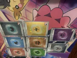 Play Pokemon Prize Pack Series 6 Cosmo Holo Basic Energy Set NM - Image 4
