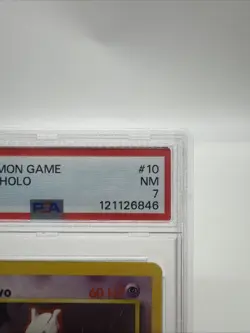 1999 Mewtwo Holo Rare Pokemon Card TCG Base Set 10/102 PSA 7 - Image 3