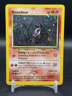 Houndour 5/75 Neo Discovery Holo Rare Unlimited Pokemon English MP - Image 1