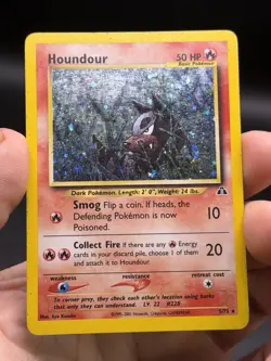Houndour 5/75 Neo Discovery Holo Rare Unlimited Pokemon English MP - Image 3