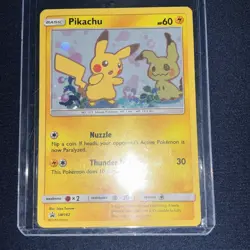 Pokemon TCG Pikachu SM162 Promo Team-Up Blister LP - Image 1