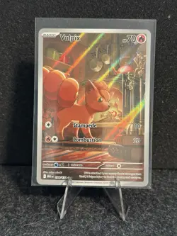 Pokemon TCG Vulpix 138/132 NM Illustration Rare Mega Evolution - Image 1