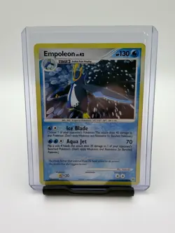 Pokemon TCG Empoleon Diamond & Pearl 4/130 Regular Holo Rare 2007 - Image 1