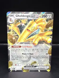 Pokemon Gholdengo ex 139/182 SV04: Paradox Rift Holo - Image 1