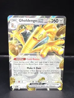 Pokemon Gholdengo ex 139/182 SV04: Paradox Rift Holo - Image 2