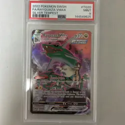 Rayquaza VMAX TG20/TG30 Silver Tempest Trainer Gallery Pokemon English PSA 9 - Image 1