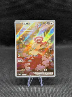 Pokemon TCG Stufful 154/132 Illustration Rare Mega Evolution English Near Mint - Image 1
