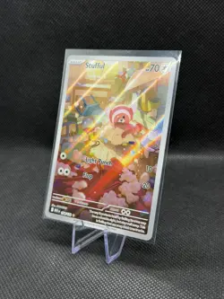 Pokemon TCG Stufful 154/132 Illustration Rare Mega Evolution English Near Mint - Image 2