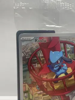 Pokemon RIOLU MEP 010- Mega Evolution - ILLUSTRATION RARE PROMO - Sealed - Image 2