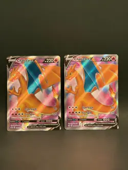 Charizard V SWSH050 Promo SWSH Black Star Pokemon Near Mint - Image 1