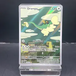 Drampa 184/162 Pokemon TCG S&V Temporal Forces Illustration Rare English - Image 1