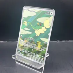 Drampa 184/162 Pokemon TCG S&V Temporal Forces Illustration Rare English - Image 3
