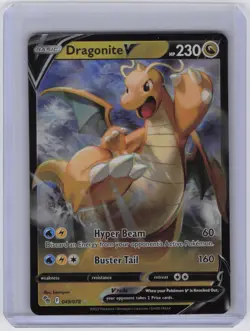 Dragonite V Ultra Rare Pokemon GO 049/078 NM - Image 1