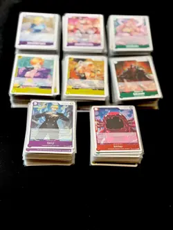 One Piece Lot of Over 375 Foil Rare Various OP All Foil Cards! English NM TCG - Image 2