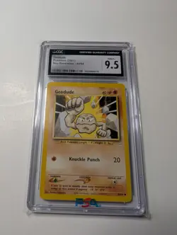 CGC 9 MINT Geodude 44/64 Neo Revelation 2001 Pokemon Card - Image 1
