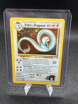 Erika's Dragonair Holo Rare Gym Heroes Card 4/132 NM W/ Swirl - Image 1