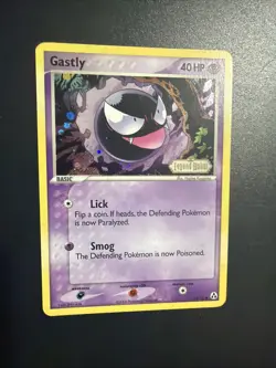 Pokemon TCG Gastly EX Legend Maker Reverse Holo Stamped 52/92 NM Excellent Card - Image 5