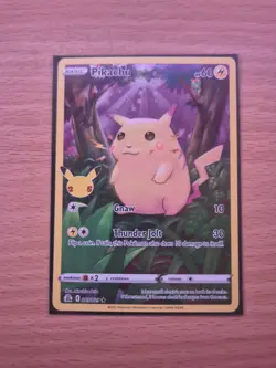 Pokemon Pikachu TCG Holo Card Celebrations 005/025 25th Anniversary Edition - Image 1
