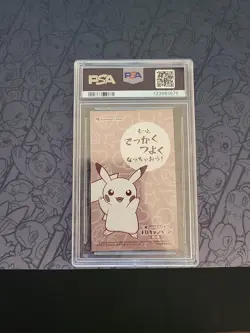 Pokemon: Pikachu Business Card-Charizard Y 2015 Pokemon Mega Campaign - PSA 9 - Image 2