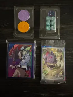 N's Zorua Svp189 ETB Promo Pokemon: Journey Together Sealed + Card Sleeves - Image 1