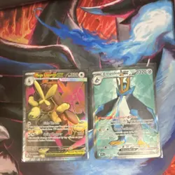 Pokemon Fusion Strike Full Art Holo Lot 9 Cards Zacian Cinderace Empoleon Yamper - Image 2