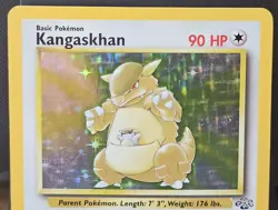 Vintage Pokemon TCG Jungle WoTC Kangaskhan Holo Rare Card #5/64 90 HP - Image 2