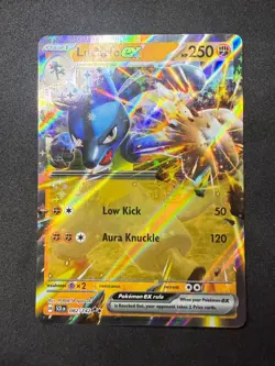 Lucario EX 082/142 Sv07: Stellar Crown Holo | Pokemon Card | NM - Image 1