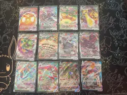 Pokemon Card 12x Lot - VMAX Full Arts Tornadus Inteleon Cinderace Rillaboom Etc - Image 1