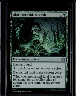Shimmerwilds Growth - 194 - Foil - ECL - NM - MTG Magic the Gathering - Image 1