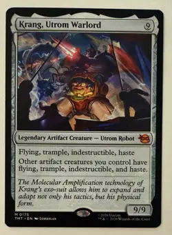 Magic: The Gathering Krang, Utrom Warlord Legendary Artifact Creature TMT #0175 - Image 1