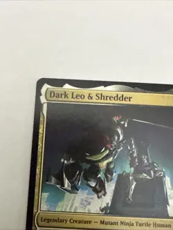 Dark Leo & Shredder 142 - NM - Teenage Mutant Ninja Turtles - MTG - Image 2