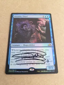 Identity Theif FOIL Signed By Magali Villeneuve Magic the Gathering - Image 1