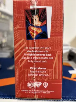 Dragon Shield Sleeves: Brushed Art - Superman 1 - Standard Size 100ct - Image 3